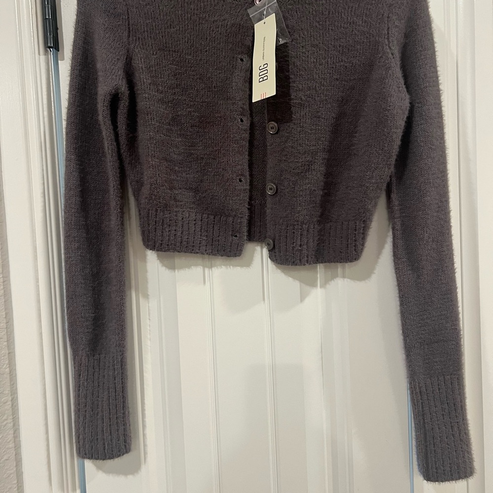 Urban Outfitters BDG Charcoal Cardigan Sweater